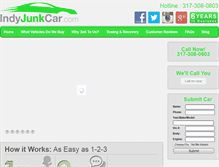 Tablet Screenshot of indyjunkcar.com